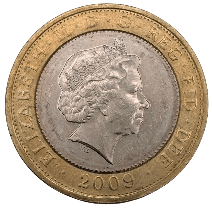 2009 ROBERT BURNS CIRCULATED £2 COIN 2009 2009 Robert Burns Circulated Two Pound Coin