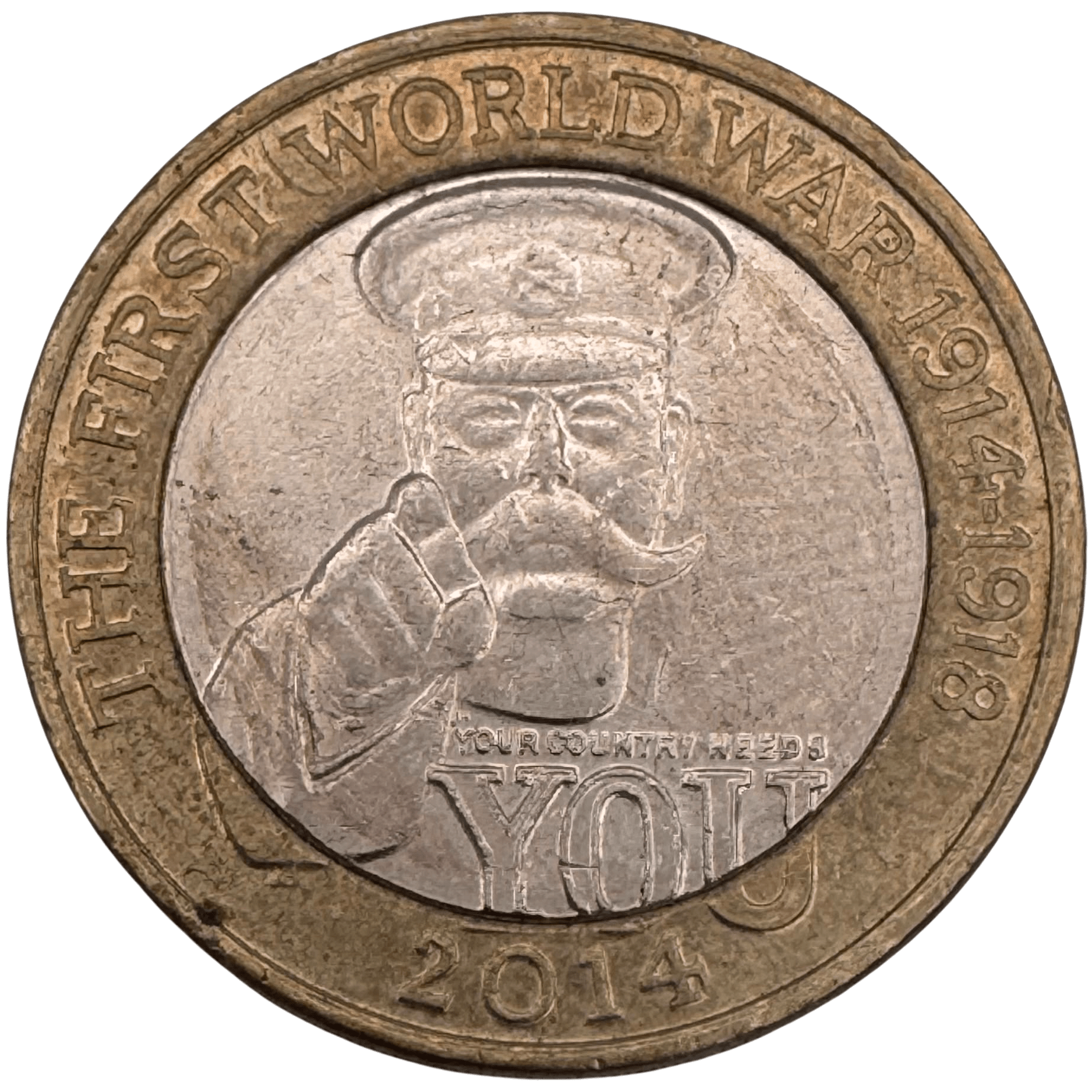 2014 Lord Kitchener First World War Circulated £2 Coin 2014 2014 Lord Kitchener First World War Circulated £2 Coin