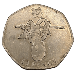 2011 Olympic Sports Athletics 50p Coin Circulated