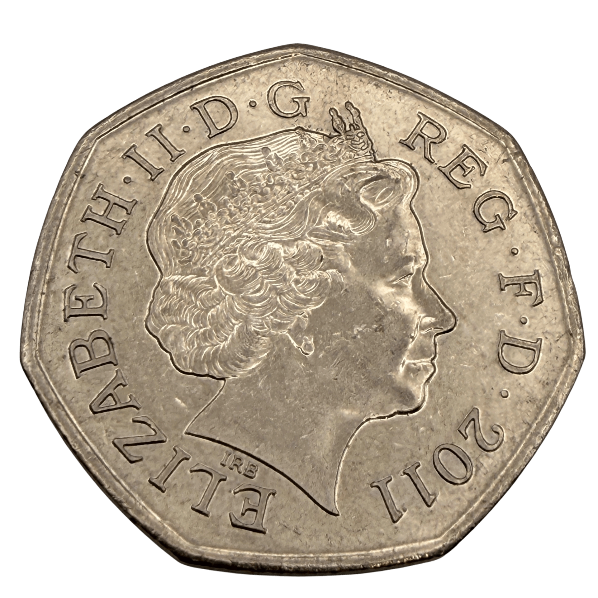 2011 Olympic Games Basketball 50 Pence Piece - Circulated basketball 2011 Olympic Games Basketball 50 Pence Piece - Circulated