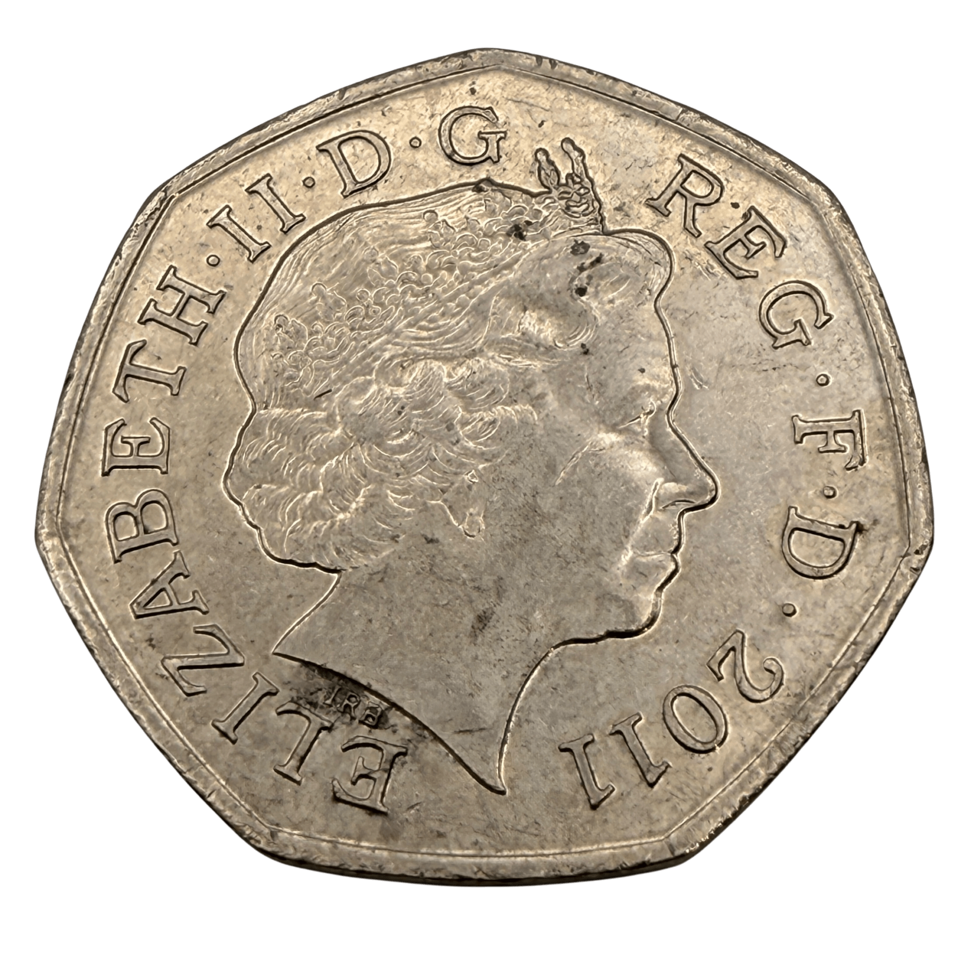 2011 Olympic Games Fencing 50 Pence Piece - Circulated fencing 2011 Olympic Games Fencing 50 Pence Piece - Circulated
