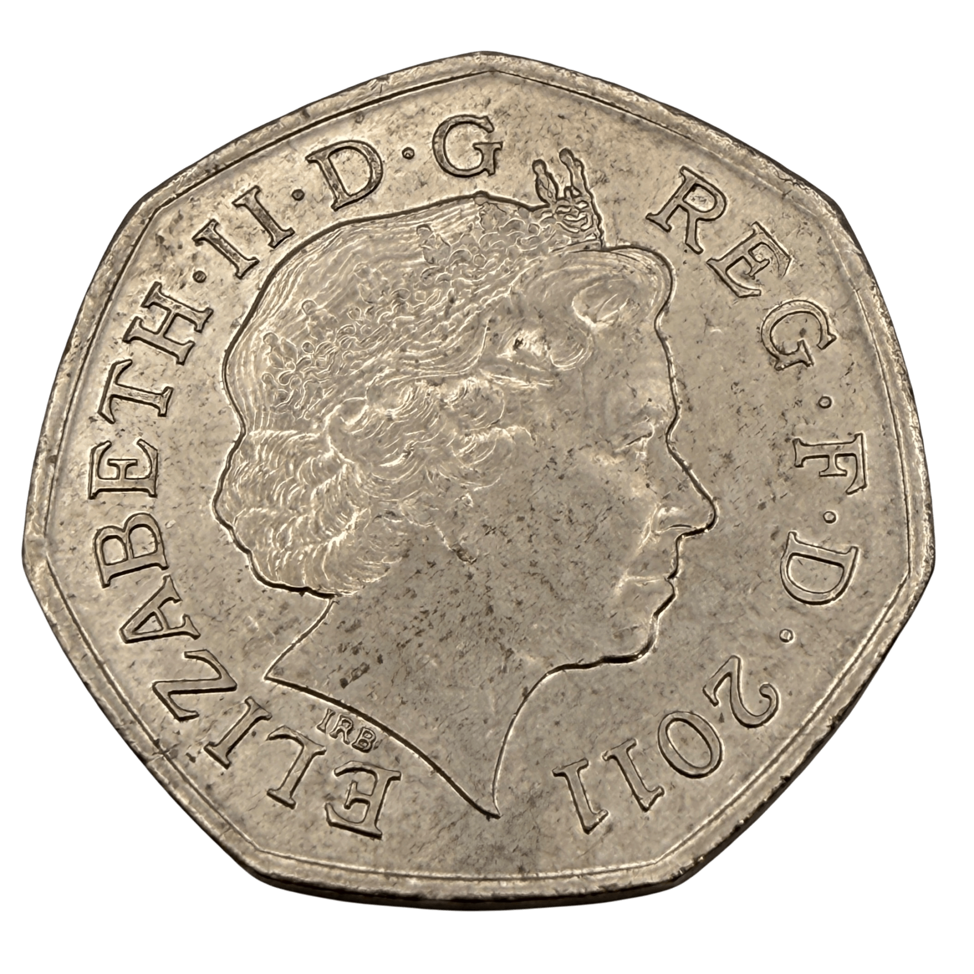 2011 Olympic Games Gymnastics 50 Pence Piece - Circulated gymnastics 2011 Olympic Games Gymnastics 50 Pence Piece - Circulated