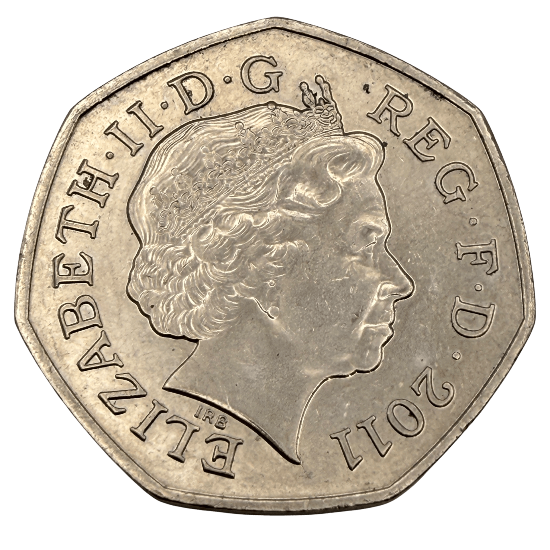 2011 Olympic Games Handball 50 Pence Piece - Circulated handball 2011 Olympic Games Handball 50 Pence Piece - Circulated