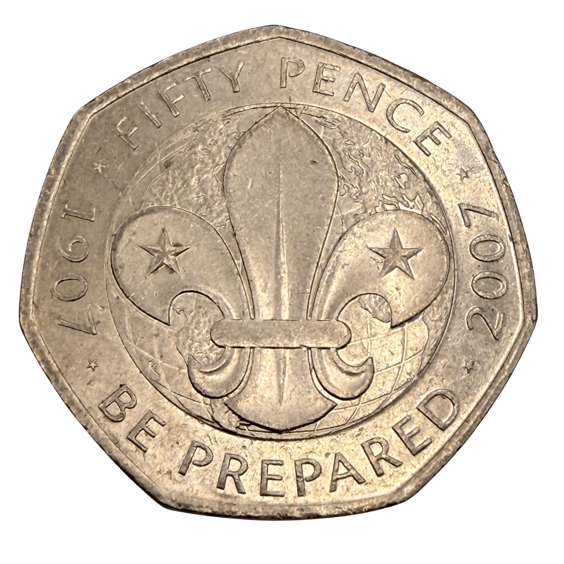2007 Scouting Movement 50p Circulated Coin movement 2007 Scouting Movement 50p Circulated Coin