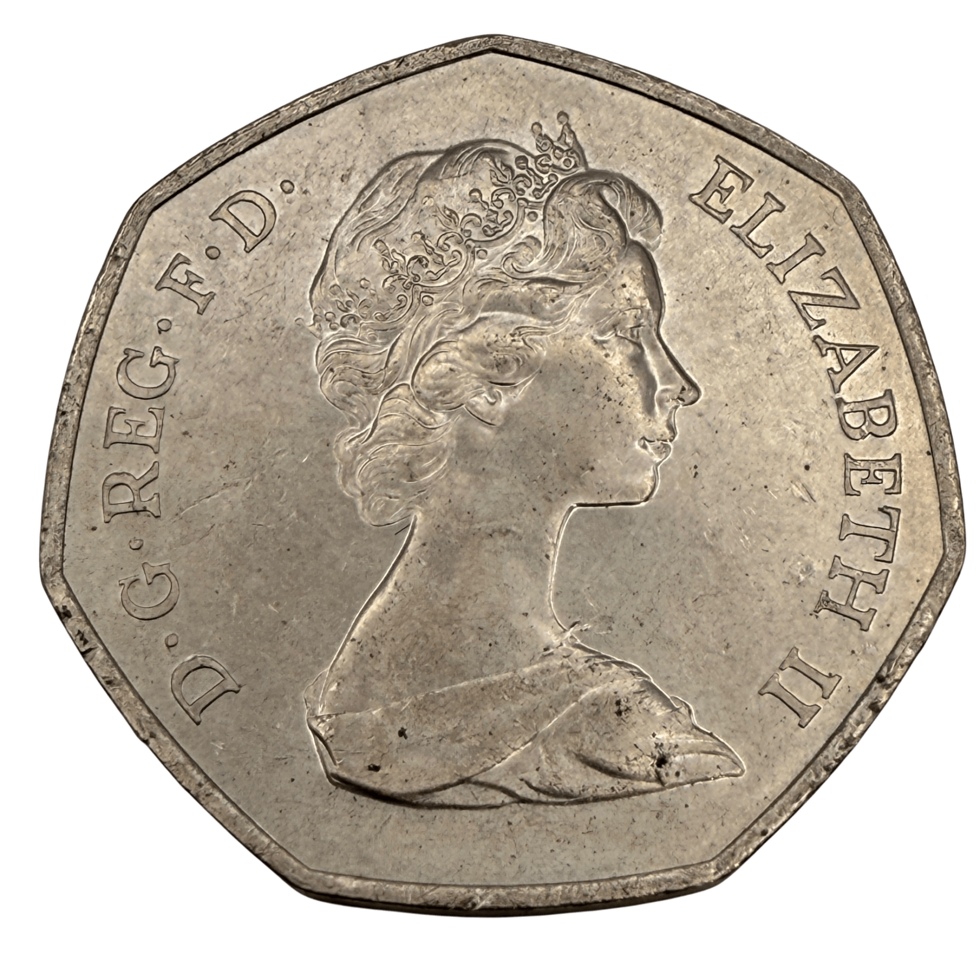 1973 European Economic Community 50p Circulated Coin 1973 1973 European Economic Community 50p Circulated Coin