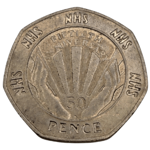 1998 50th Anniversary of the NHS 50p Circulated Coin