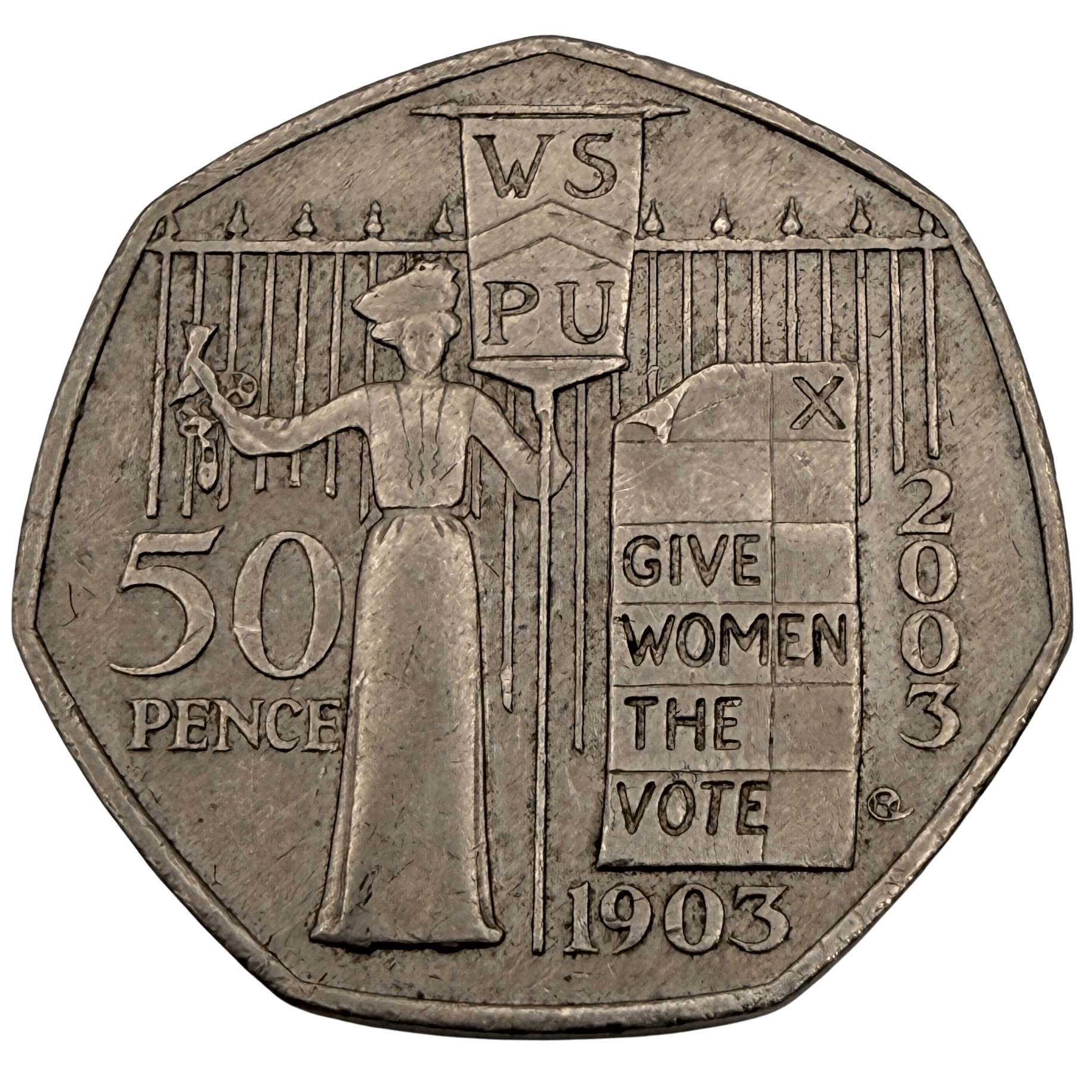 2003 Suffragettes 50p Circulated Coin 2003 2003 Suffragettes 50p Circulated Coin