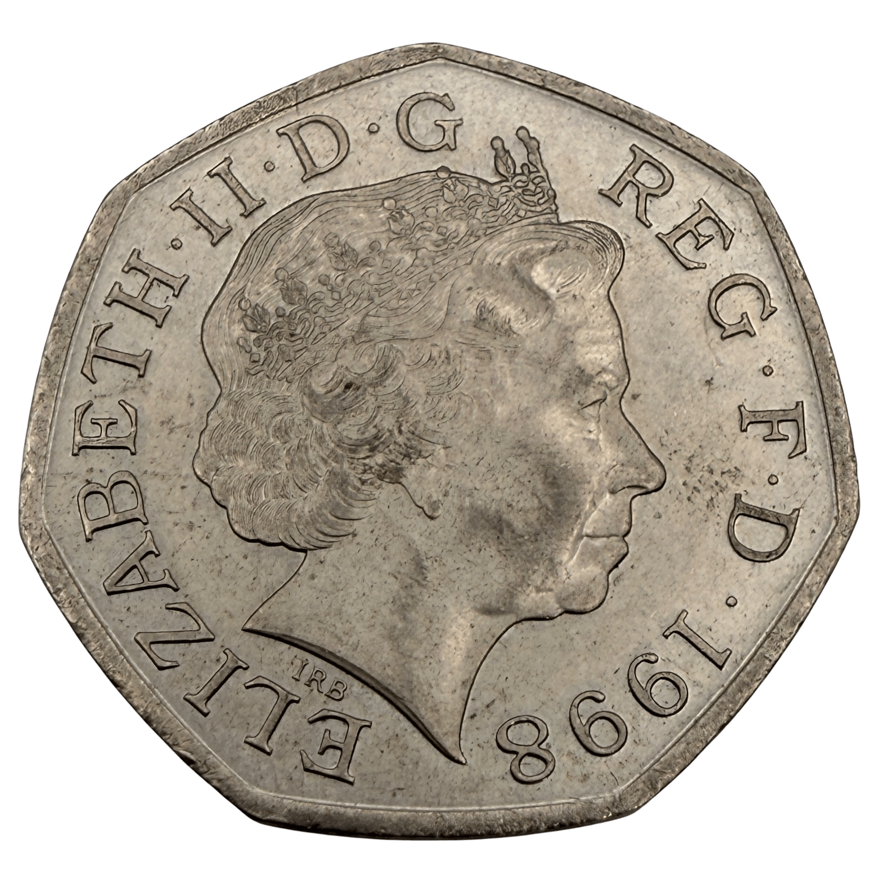 1998 European Union 50p Circulated Coin 1998 1998 European Union 50p Circulated Coin