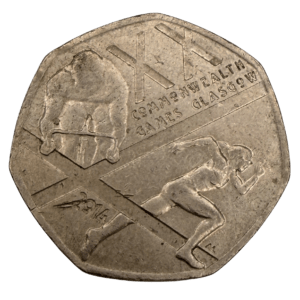 2014 Commonwealth Games 50p Circulated Coin