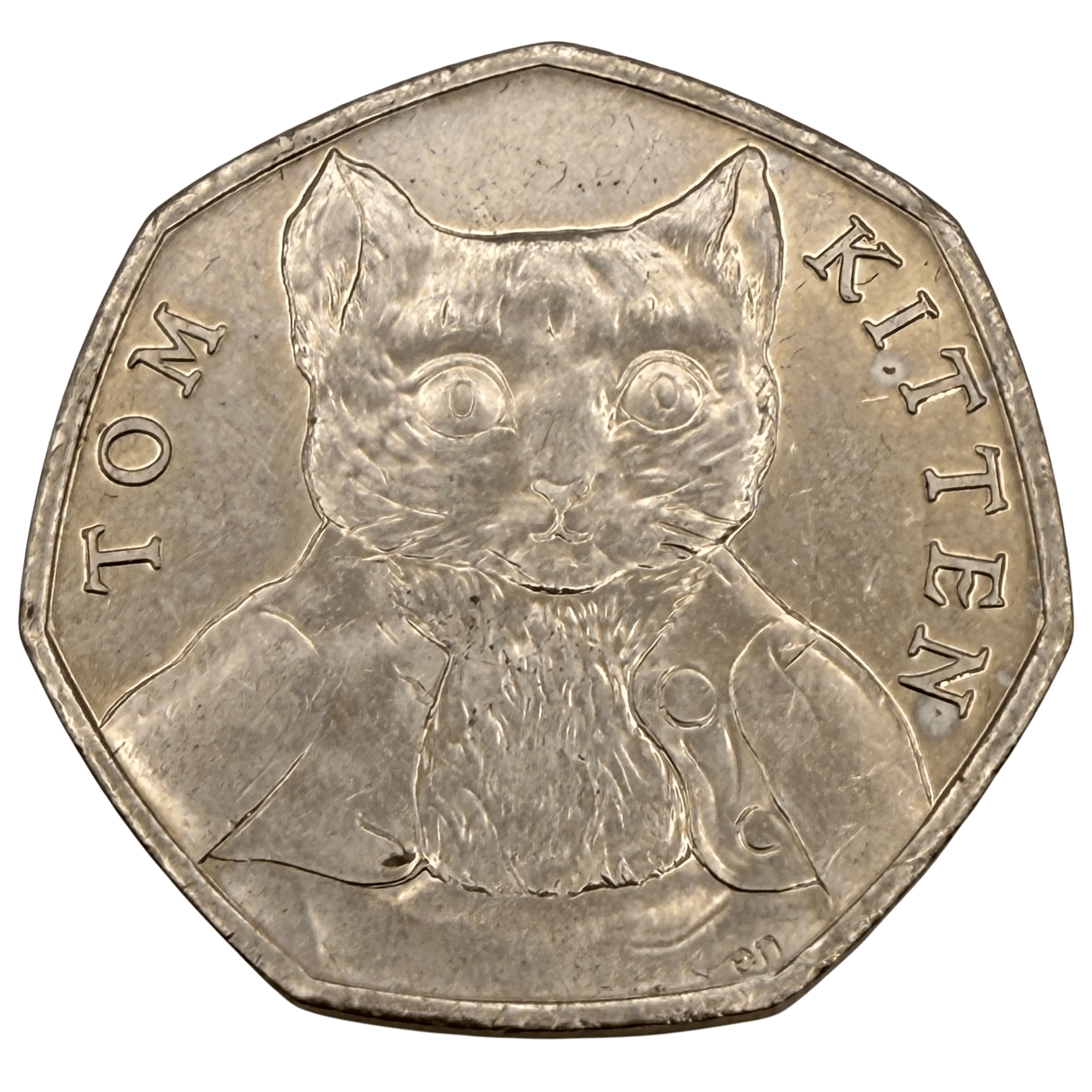 2017 Tom Kitten 50p Circulated Beatrix Potter Coin 2017 2017 Tom Kitten 50p Circulated Beatrix Potter Coin