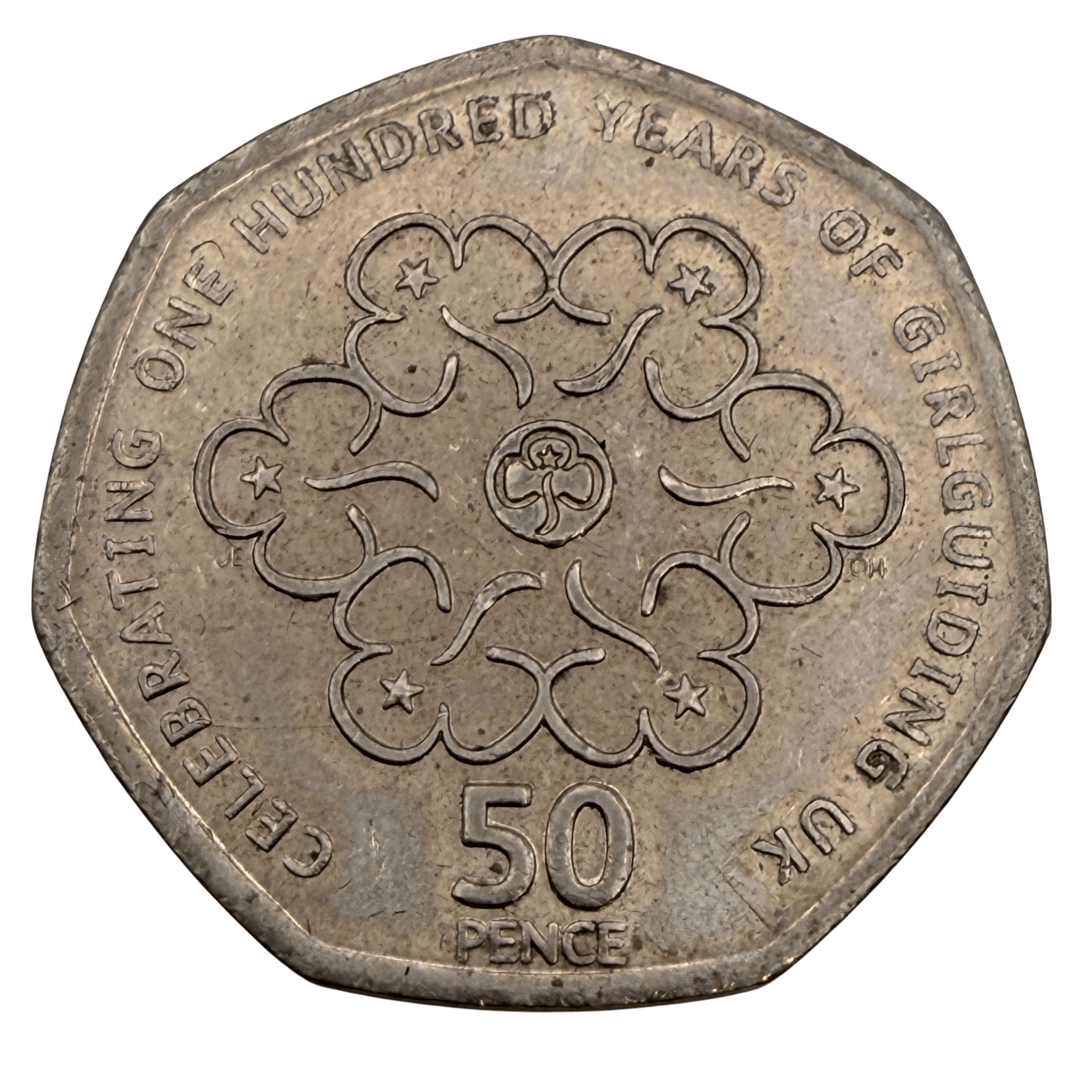 2010 Girl Guiding 50p Circulated Coin 2010 2010 Girl Guiding 50p Circulated Coin