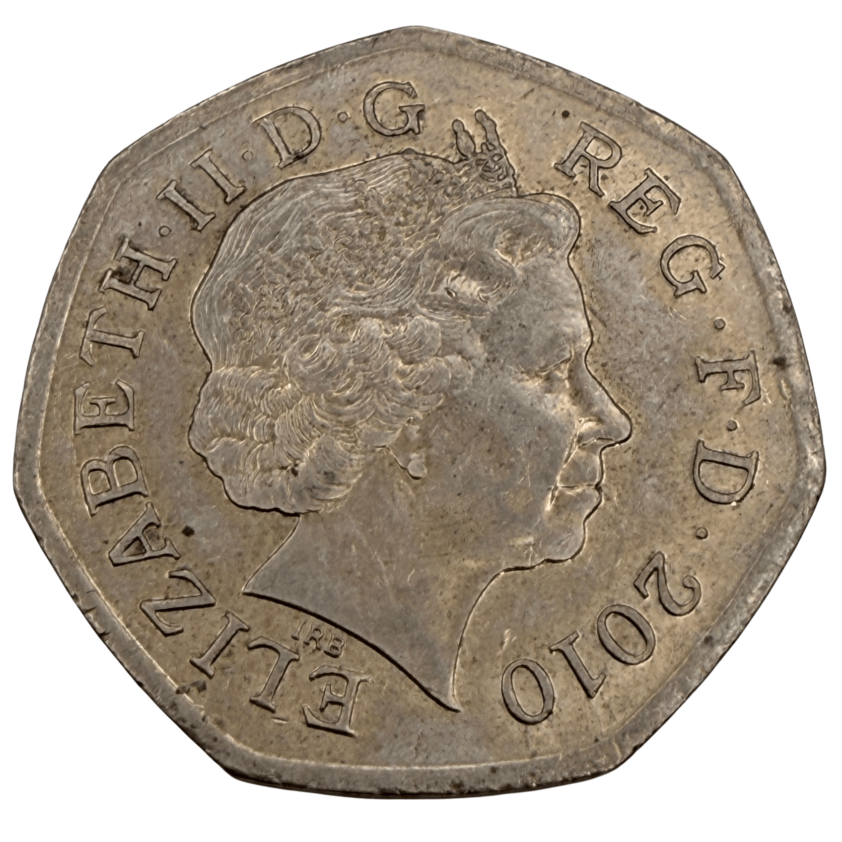 2010 Girl Guiding 50p Circulated Coin 2010 2010 Girl Guiding 50p Circulated Coin