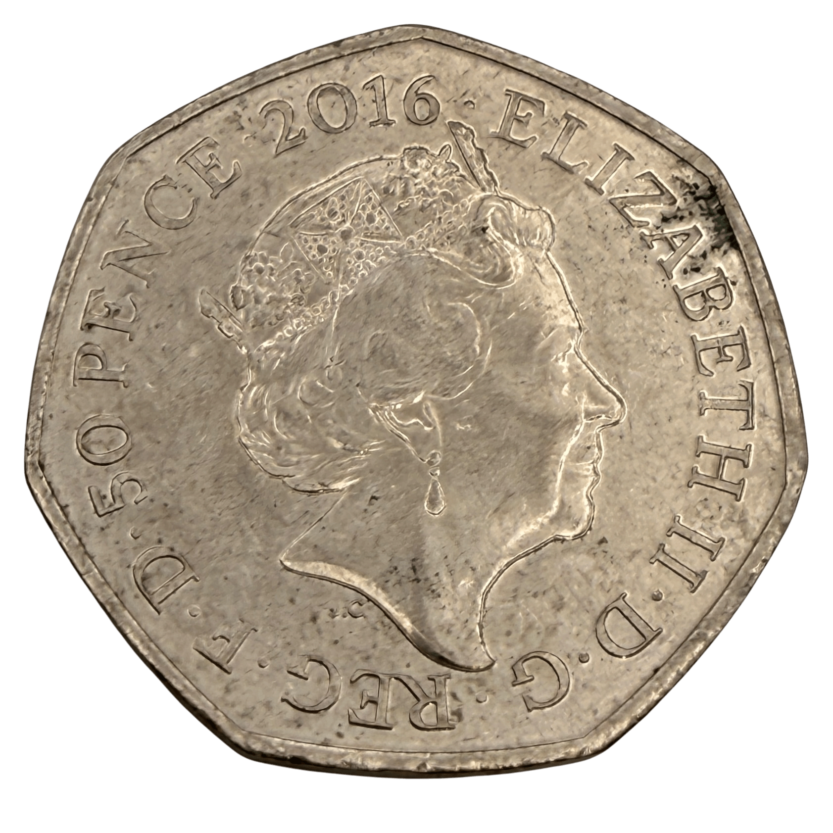 2016 Mrs Tiggy Winkle 50p Circulated Beatrix Potter Coin 2016 2016 Mrs Tiggy Winkle 50p Circulated Beatrix Potter Coin