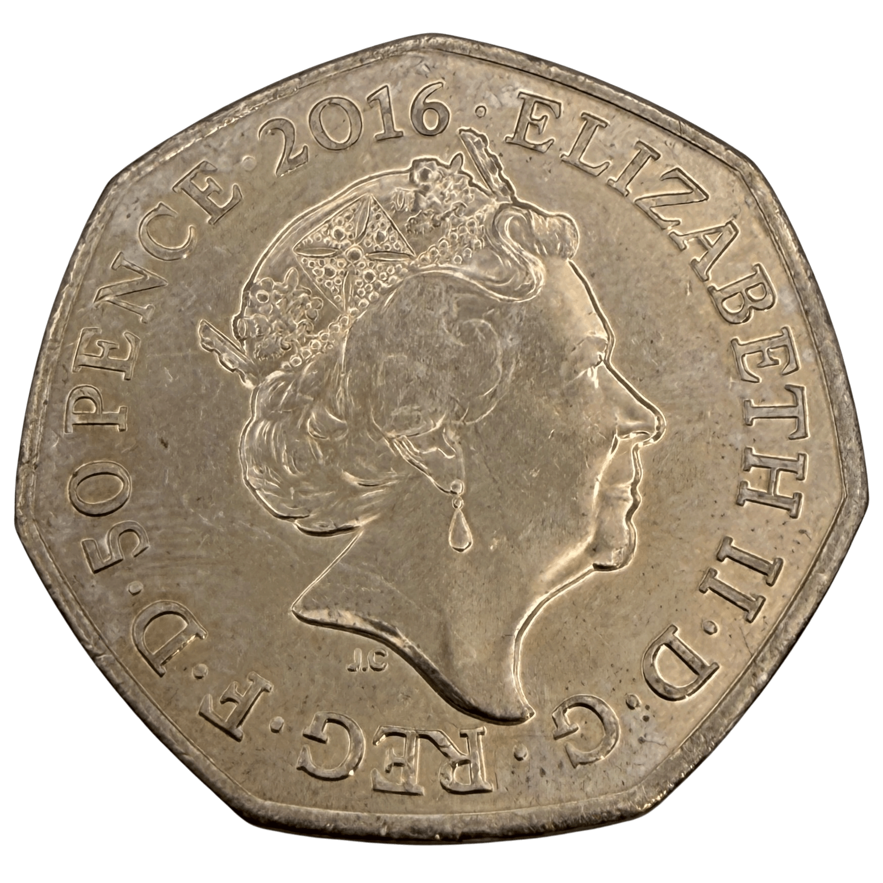 2016 Peter Rabbit 50p Circulated Beatrix Potter Coin 2016 2016 Peter Rabbit 50p Circulated Beatrix Potter Coin
