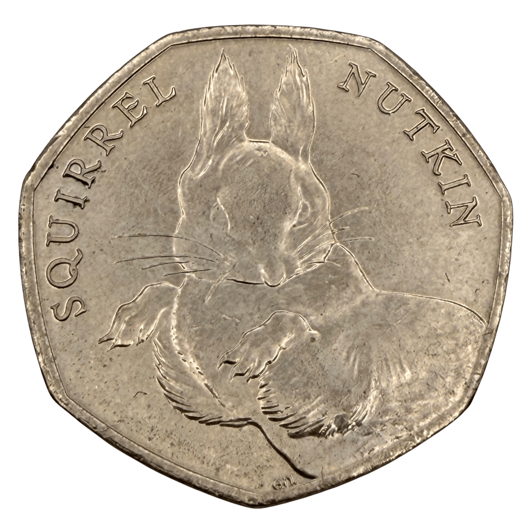 2016 Squirrel Nutkin 50p Circulated Beatrix Potter Coin 2016 2016 Squirrel Nutkin Fifty Pence Circulated Beatrix Potter Coin