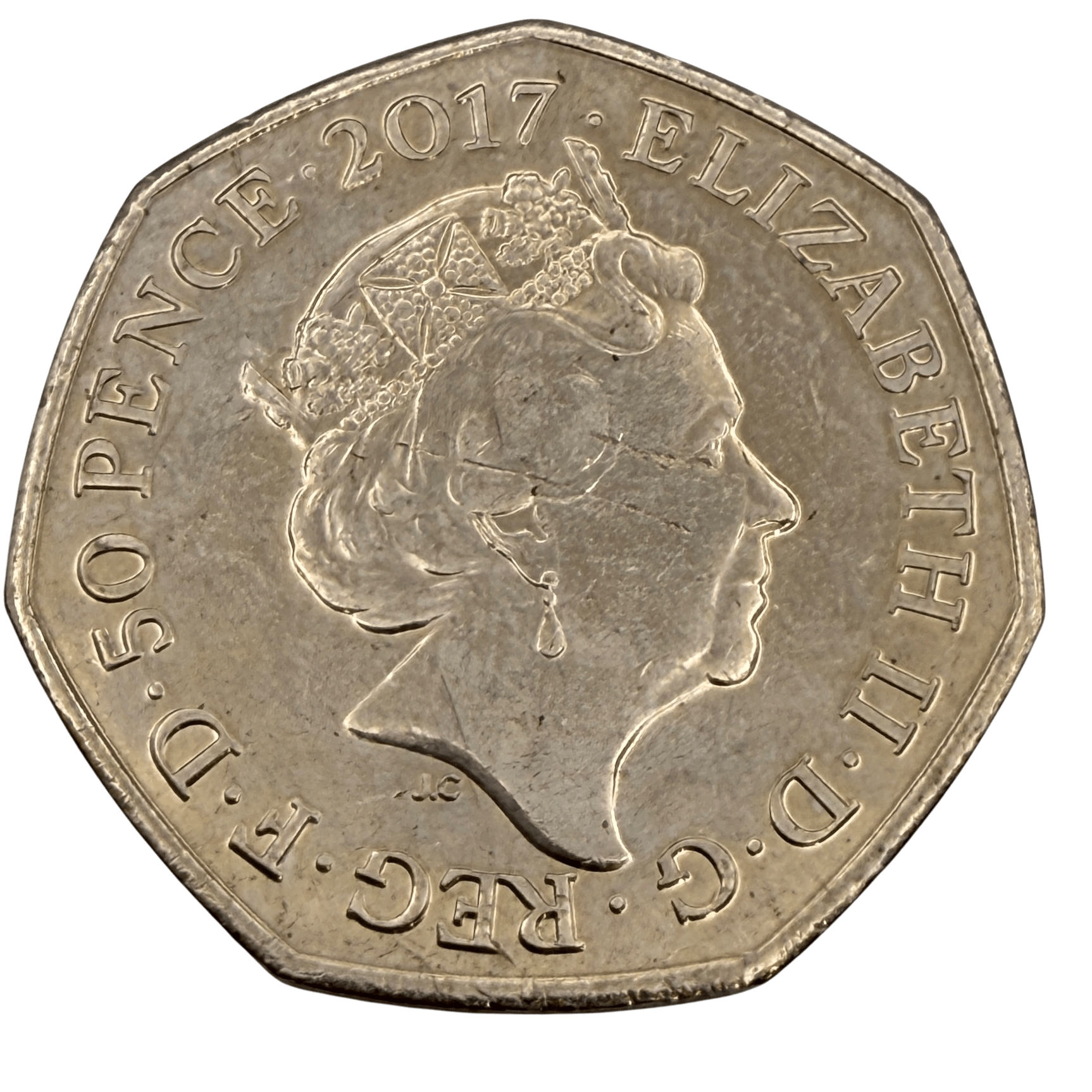 2017 Jeremy Fisher 50p Circulated Beatrix Potter Coin 2017 2017 Jeremy Fisher 50p Circulated Beatrix Potter Coin
