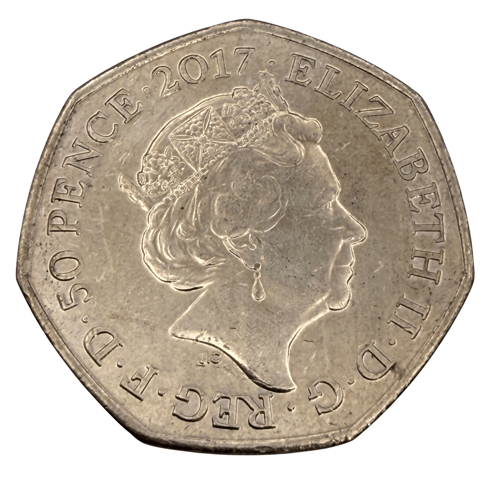 2017 Peter Rabbit 50p Circulated Beatrix Potter Coin 2017 2017 Peter Rabbit 50p Circulated Beatrix Potter Coin
