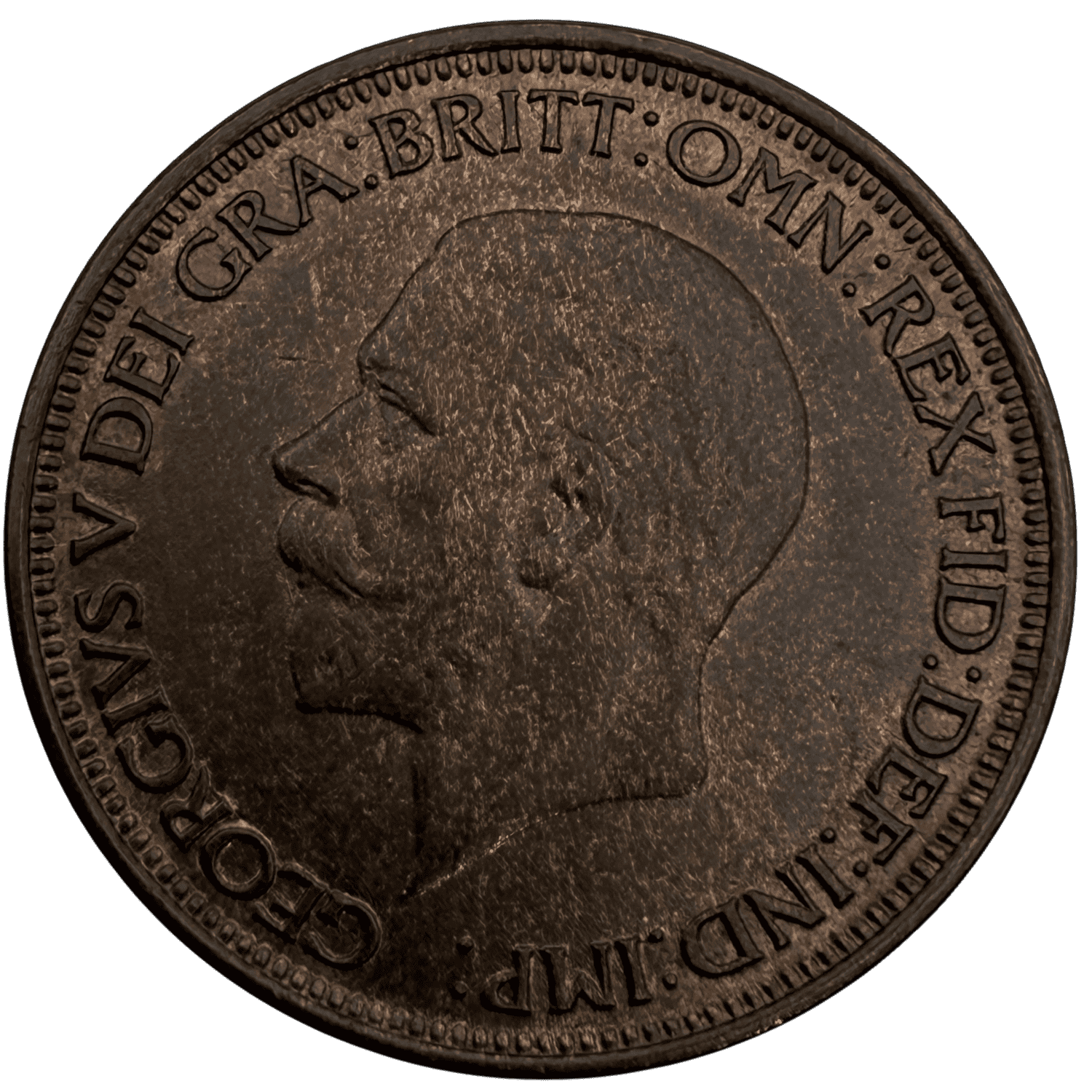 George V Halfpenny 1929 Almost Uncirculated S.4058 George V Halfpenny 1929 Almost Uncirculated S.4058