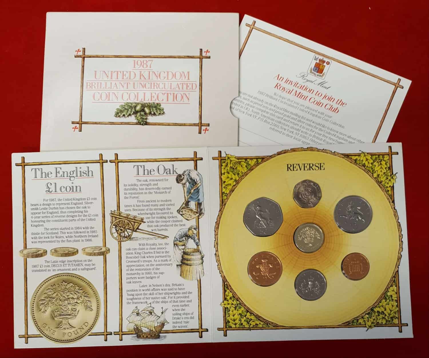 The 1987 United Kingdom Brilliant Uncirculated Coin Collection 1987 The 1987 United Kingdom Brilliant Uncirculated Coin Collection - Image 2