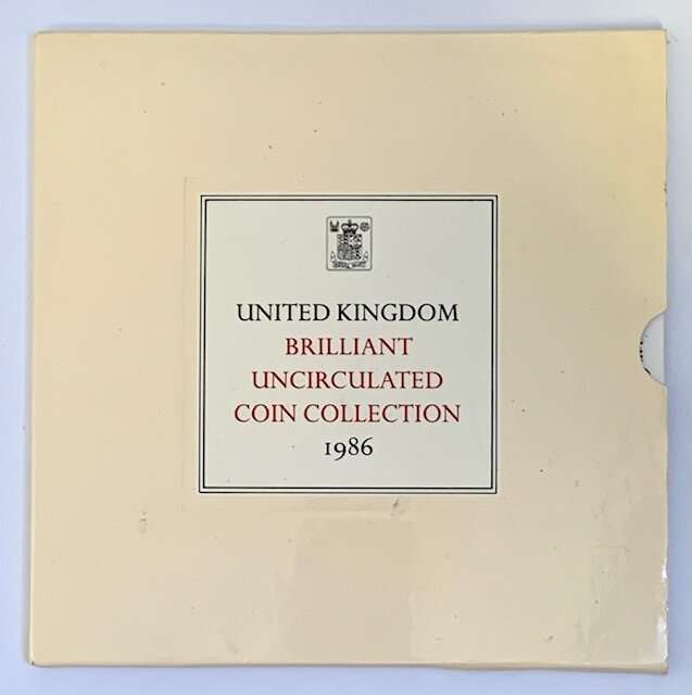 The 1986 United Kingdom Brilliant Uncirculated Coin Collection 1986 1986