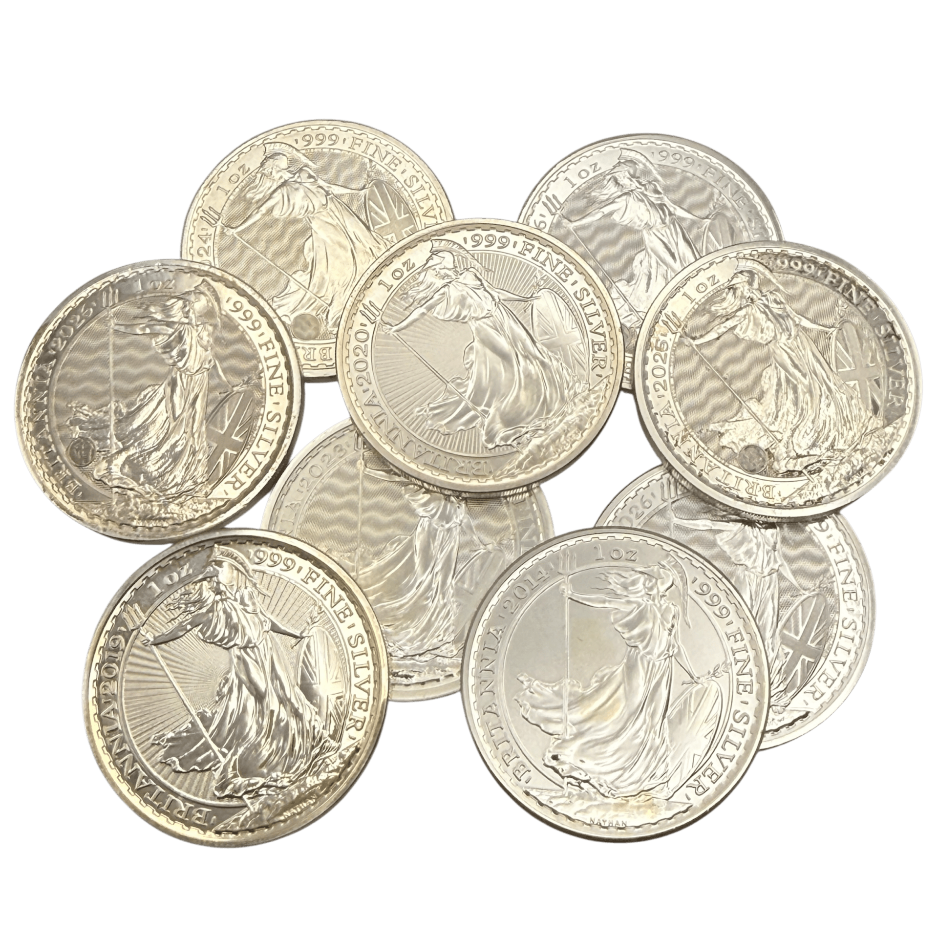 1oz Silver Britannia Bullion Coin Mixed Dates 999 Fine Silver - Price Per Coin britannia 1oz Silver Britannia Bullion Coin – Mixed Dates – 999 Fine Silver