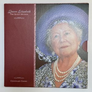 QUEEN ELIZABETH THE QUEEN MOTHER CENTENARY CROWN PACK - £6