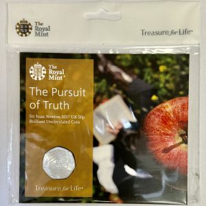 THE PURSUIT OF TRUTH SIR ISAAC NEWTON BU 50P IN BLISTER PACK - £10