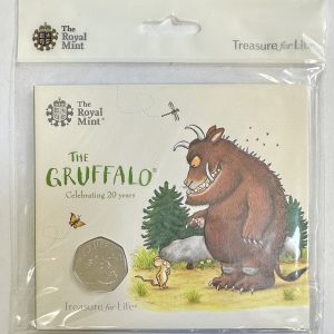 THE GRUFFALO 2018 BU 50P COIN IN ROYAL MINT BLISTER PACK - £10