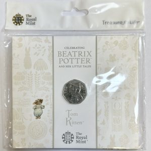 BEATRIX POTTER TOM KITTEN BU FIFTY PENCE IN BLISTER PACK - £10
