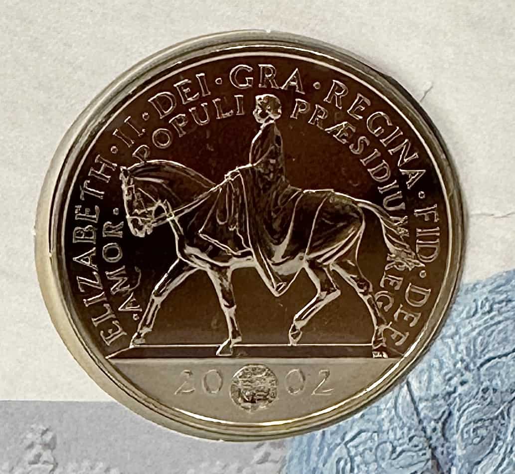 THE QUEEN'S GOLDEN JUBILEE £5 COIN COVER GOLDEN JUBILEE Golden Jubilee