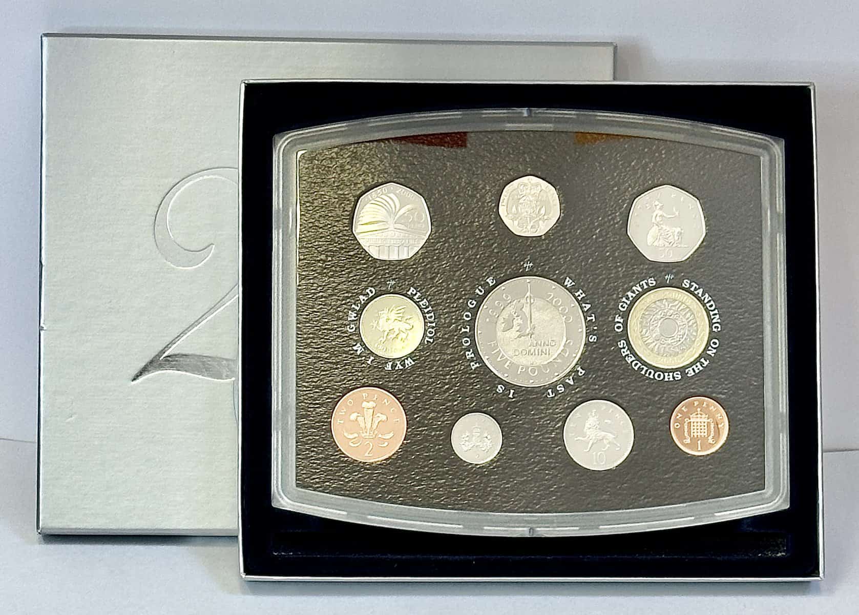 THE 2000 UNITED KINGDOM PROOF COIN COLLECTION proof 2000 proof