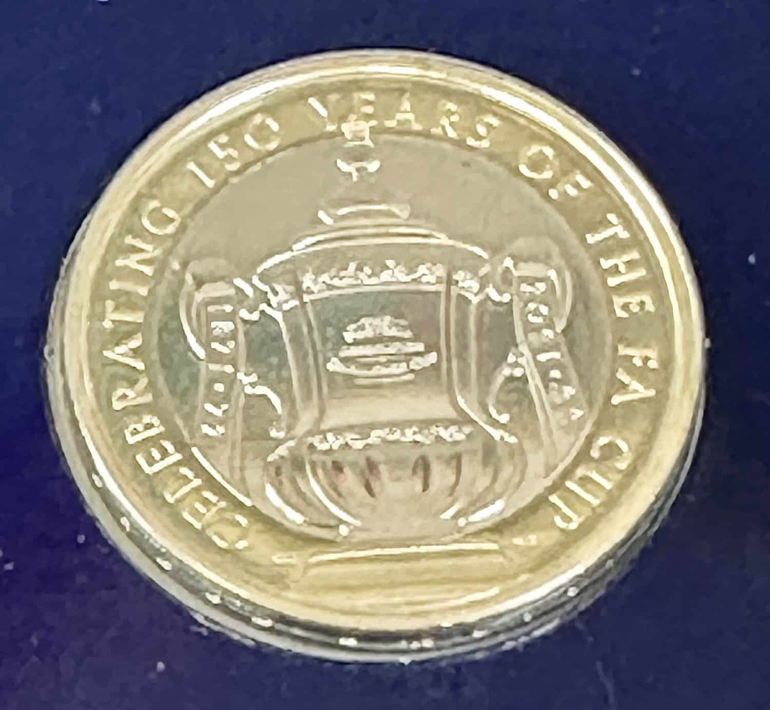 150th Anniversary of The FA Cup Brilliant Uncirculated £2 FA Cup FA Cup