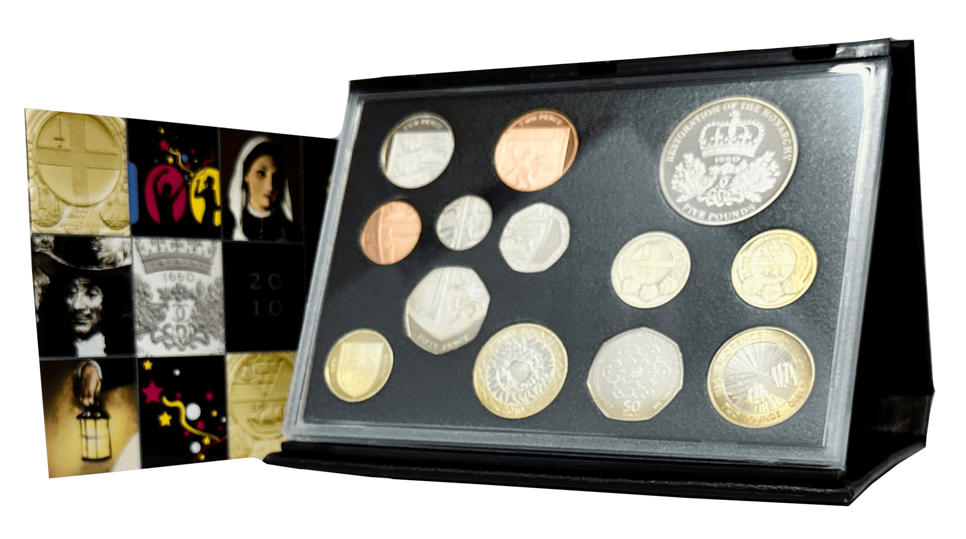 The 2010 United Kingdom De-luxe Proof Coin Set 2010 2010 proof