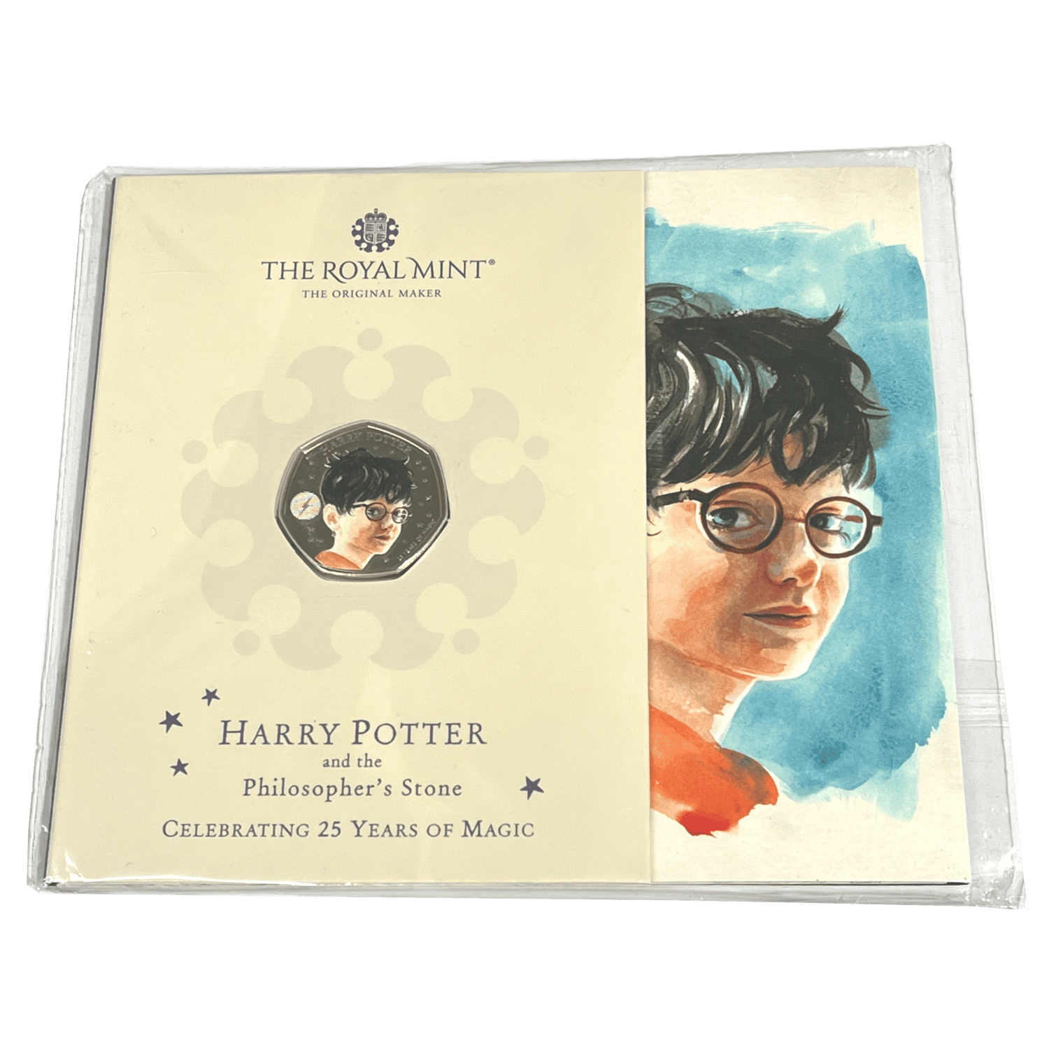 Harry Potter and the Philosopher's Stone 2015 50p Brilliant Uncirculated Coloured Blister Pack harry potter Harry Potter and the Philosopher's Stone 2015 50p