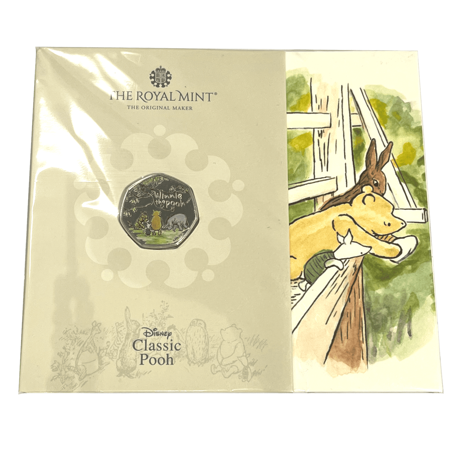 Winnie the Pooh & Friends 2022 50p Brilliant Uncirculated and Coloured in Blister Pack winnie the pooh Winnie the Pooh & Friends 2022 50p