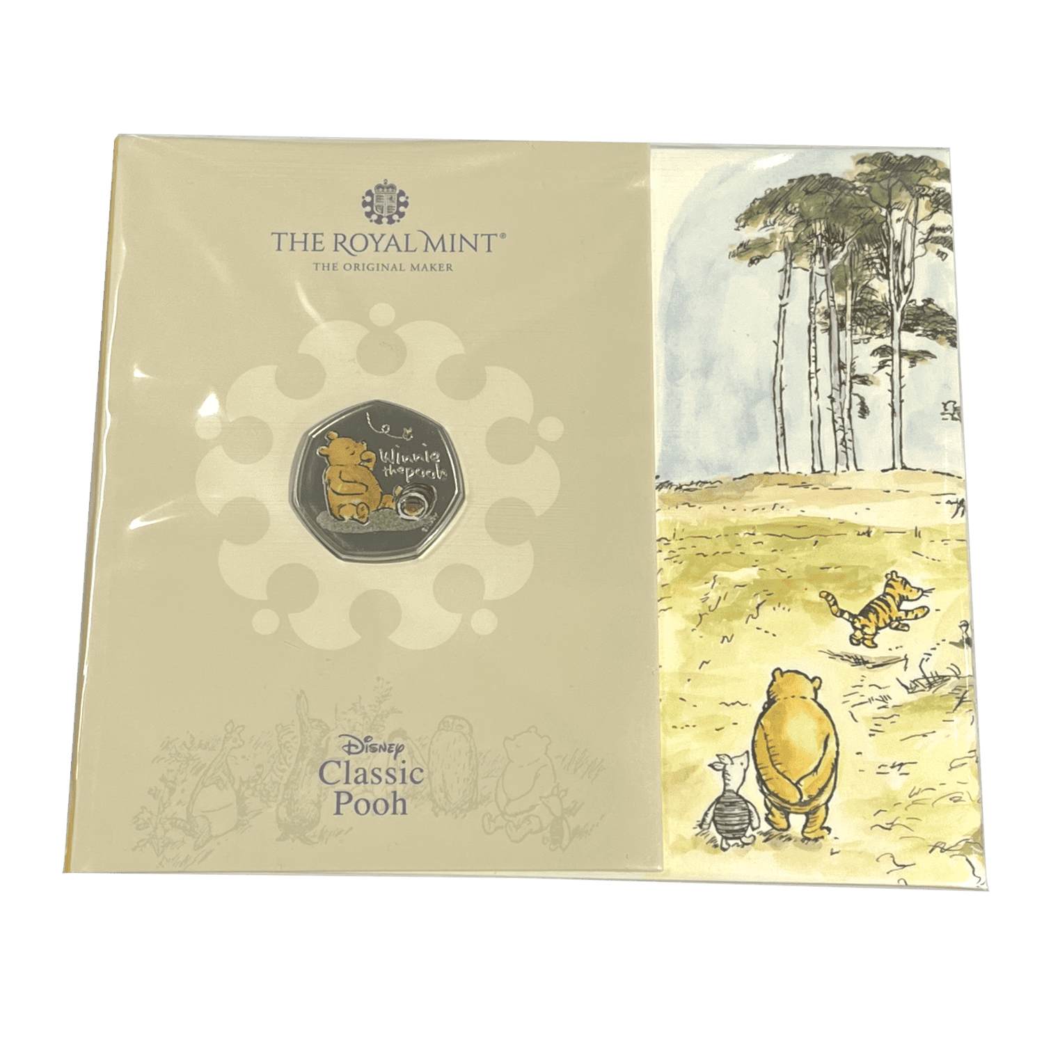 Winnie the Pooh 2020 50p Brilliant Uncirculated and Coloured in Presentation Pack winnie the pooh Winnie the Pooh 2020 50p