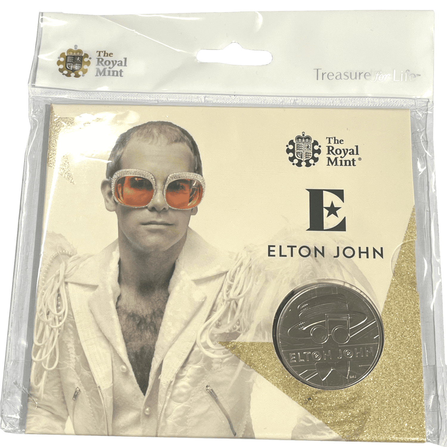 Elton John 2020 £5 Brilliant Uncirculated in Presentation Pack elton john Elton John 2020 £5