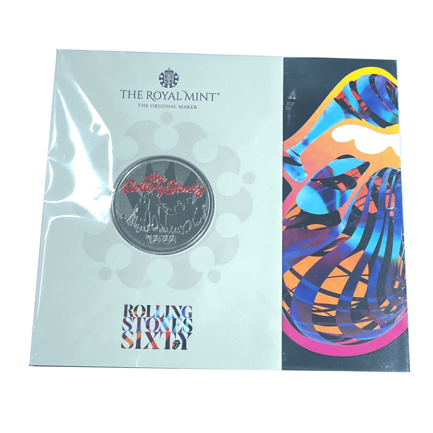 The Rolling Stones 2022 £5 Brilliant Uncirculated in Presentation Pack the rolling stones The Rolling Stones 2022 £5