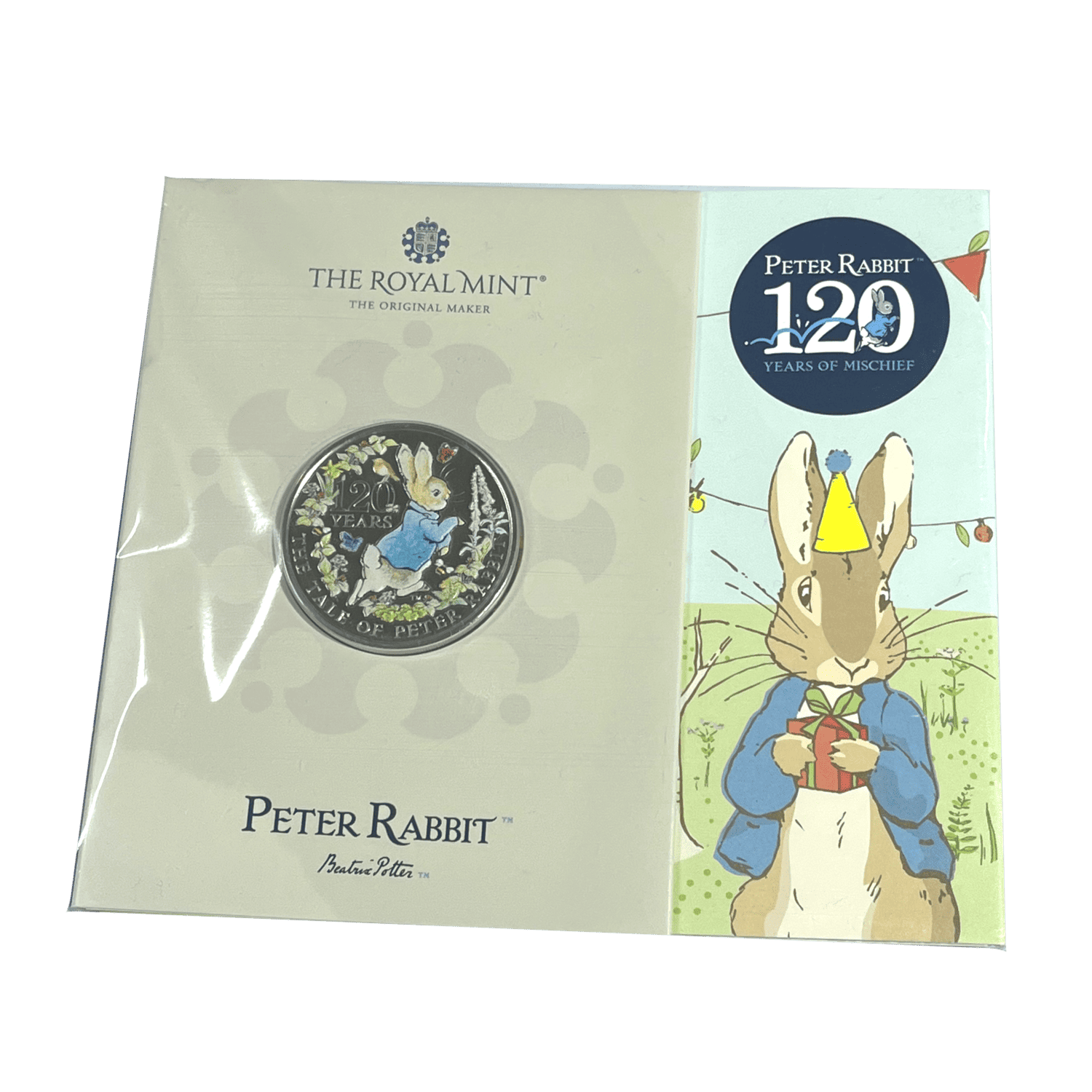120 Years of Peter Rabbit 2022 £5 Brilliant Uncirculated in Presentation Pack peter rabbit 120 Years of Peter Rabbit 2022 £5