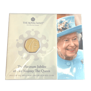 The Platinum Jubilee of Her Majesty The Queen 2022 50p