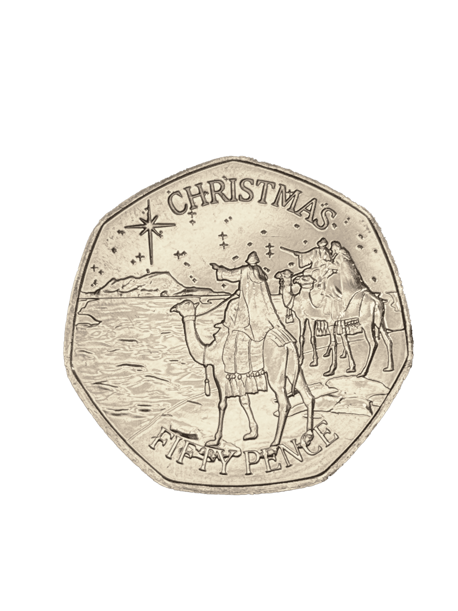 Gibraltar Christmas 3 Wise Men 2022 50p Gibraltar Gibraltar Christmas 2022 50p 3 Wise Men