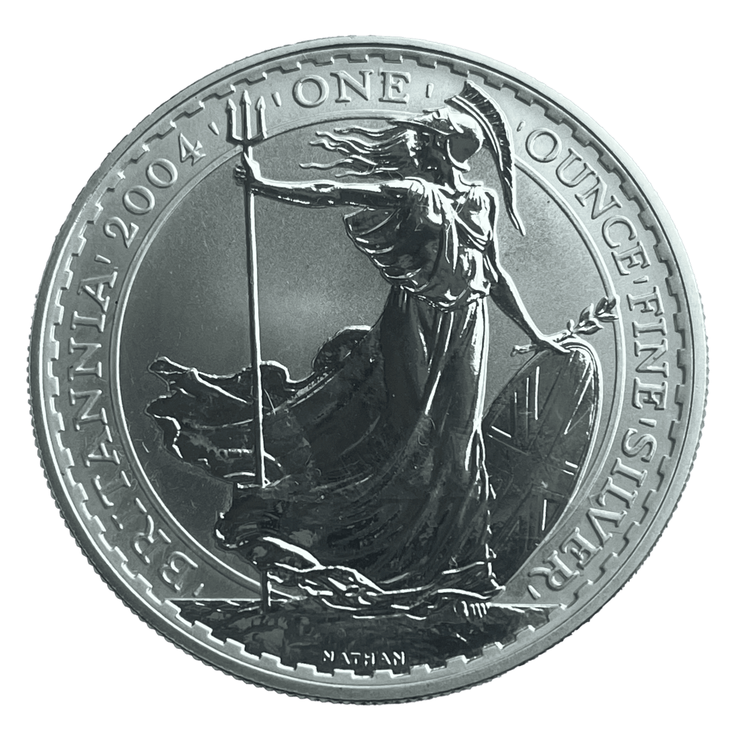 2004 1 oz Britannia .999 Fine Silver britannia 2004 1 oz Britannia .999 Fine Silver