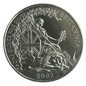 2007 1 oz Britannia .999 Fine Silver