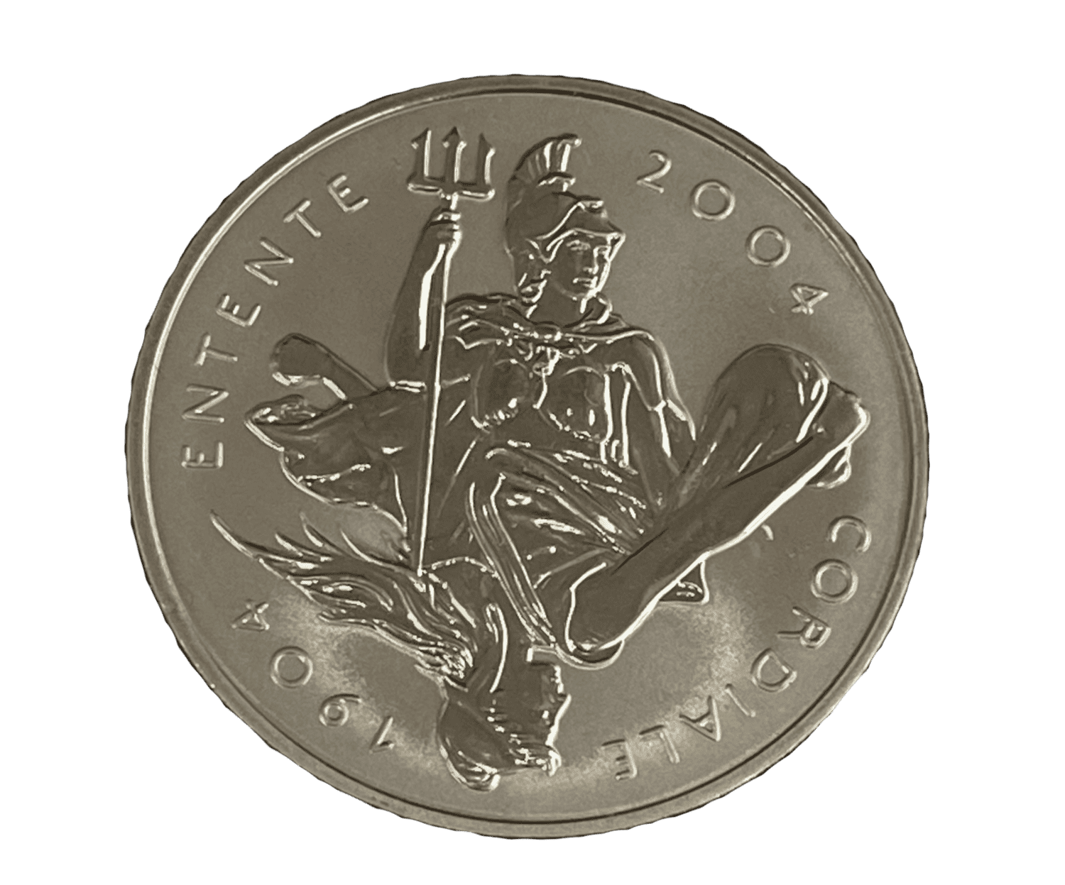 Entente Cordiale 2004 Commemorative £5 Silver Proof entente cordiale Entente Cordiale 2004 Commemorative £5 Silver Proof - Image 2