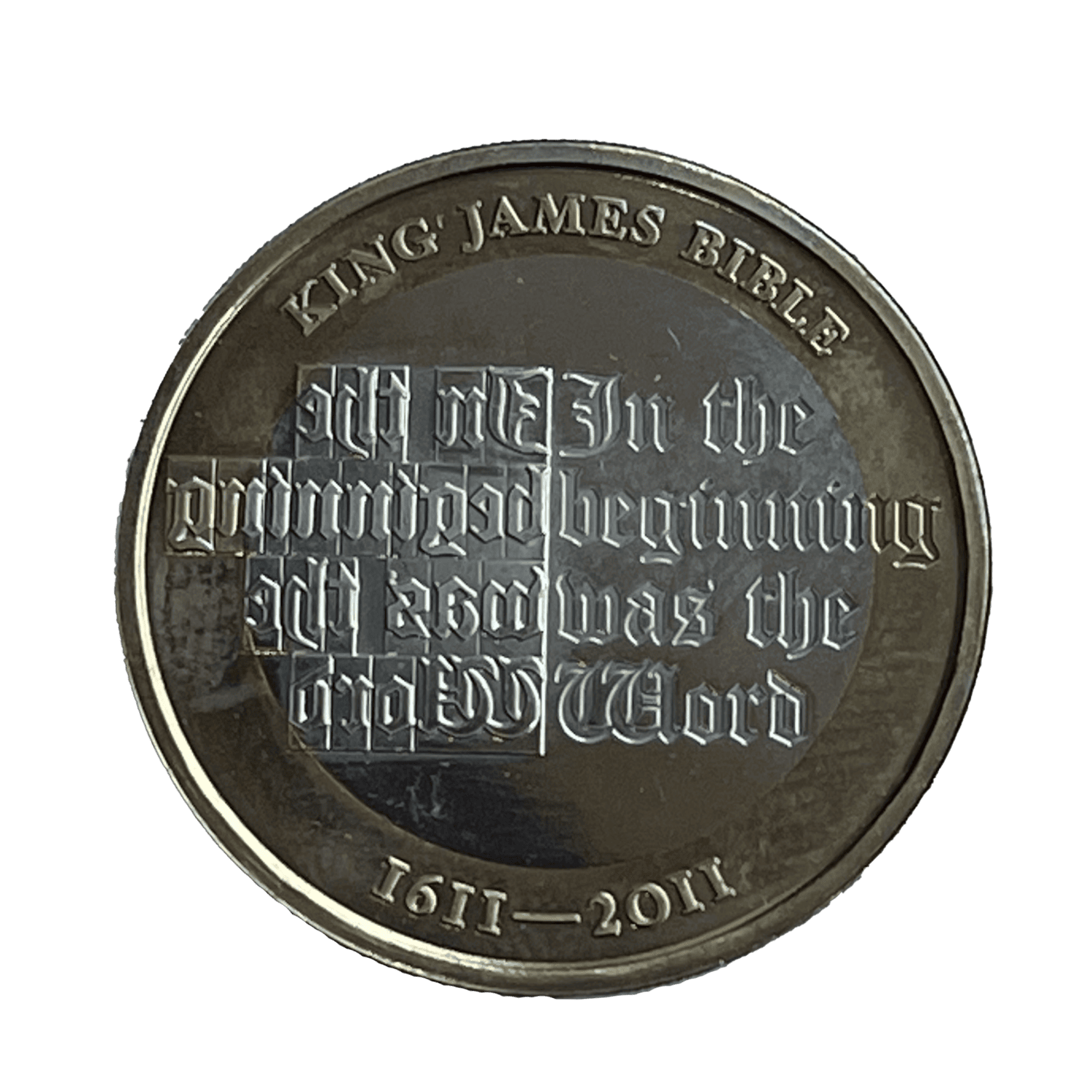 King James Bible 2011 £2 Circulated king james bible King James Bible 2011 £2 Uncirculated