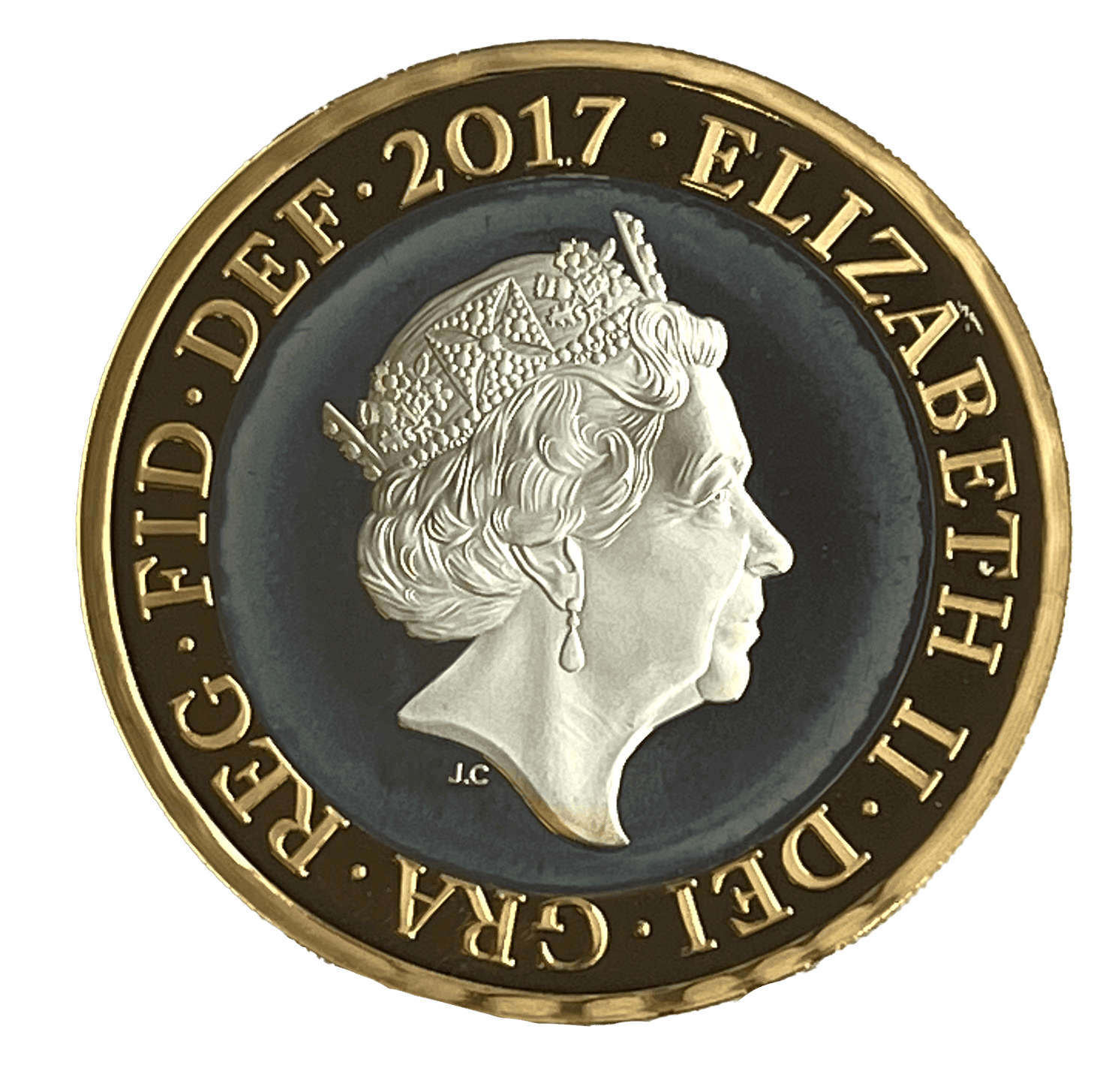 Jane Austen 2017 UK £2 Silver Proof Coin jane austen Jane Austen 2017 UK £2 Silver Proof Coin