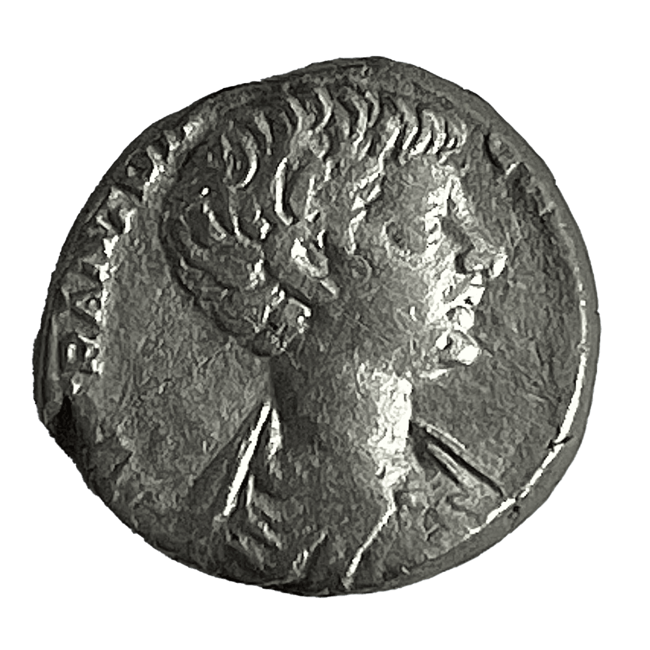 Roman Imperial Denarius Caracalla 196-198 AD About EF denarius Roman Imperial Denarius Caracalla 196-198 AD About EF