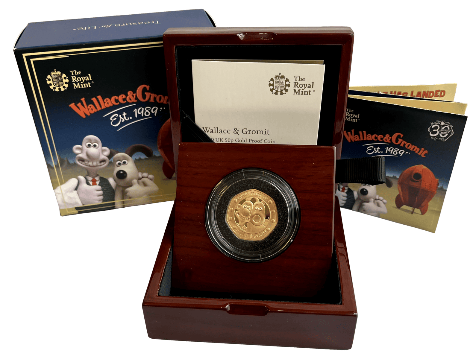 Wallace & Gromit 2019 Gold Proof 50p wallace Wallace & Gromit Gold Proof 50p
