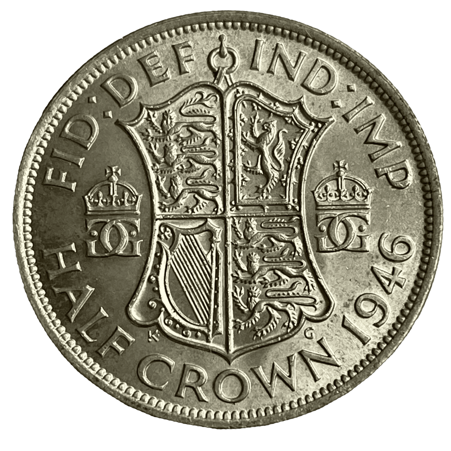 George VI Halfcrown 1946 Brilliant Uncirculated Gem halfcrown George VI Halfcrown 1946 Brilliant Uncirculated Gem