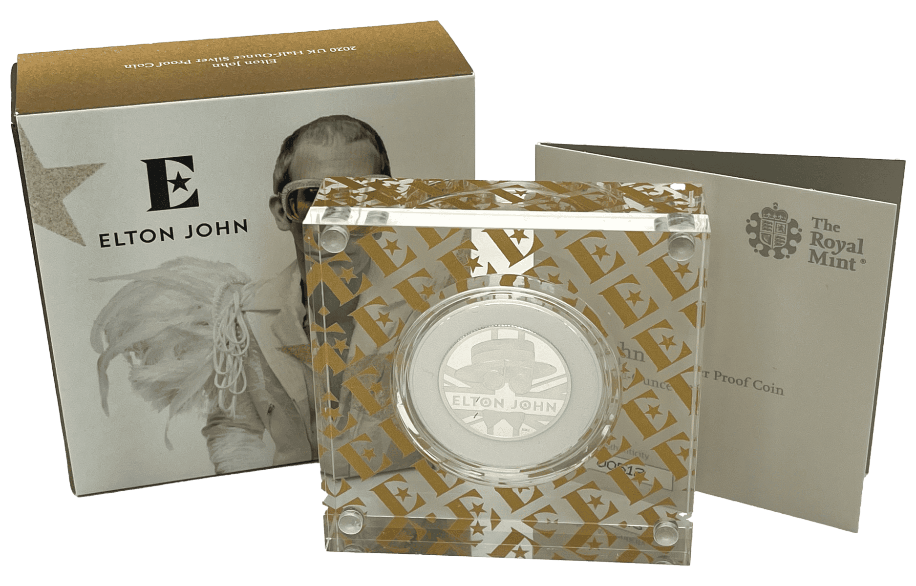Elton John 2020 Half-Ounce Silver Proof Coin elton john Elton John 2020 Half-Ounce Silver Proof Coin
